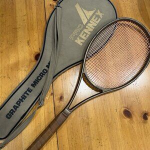 RARE PRO KENNEX AERODYNAMIC GRAPHITE MICRO MID SIZE TENNIS RACQUET AND CASE